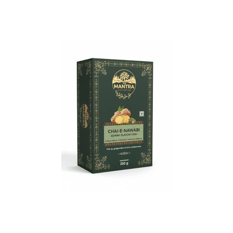 Chai - e - Nawabi – Adrak Elaichi Chai | 250g loose tea | Premium Assam tea - The Mantra Online