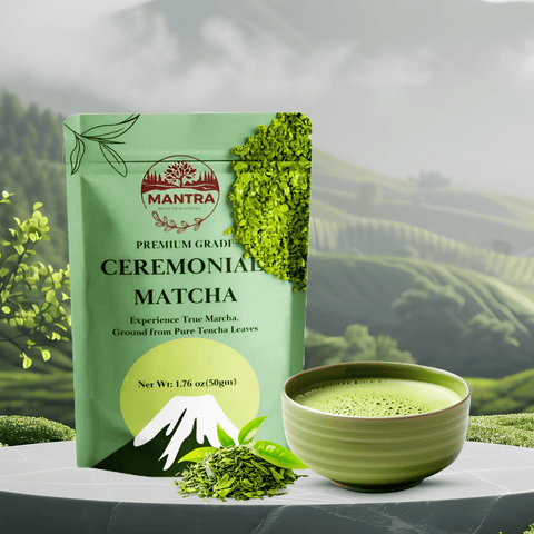 Premium Ceremonial Matcha Energy Ritual | 50g Sealed Pack - The Mantra Online