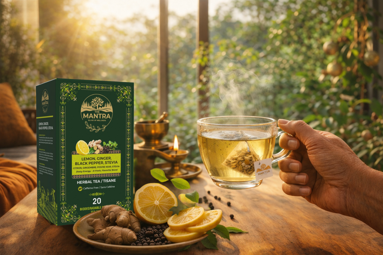 Lemon Ginger Black Pepper Tea: India’s Natural Alternative to Coffee ...