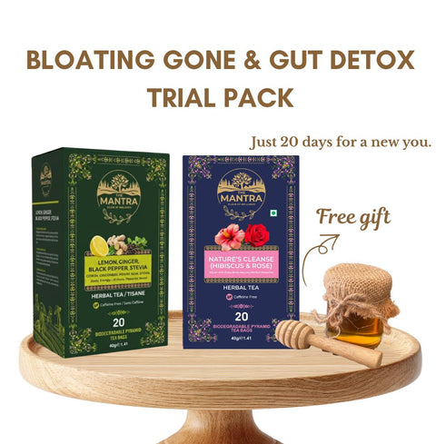 Bloating Gone & Gut Detox Trial Pack | Herbal Digestive Tea