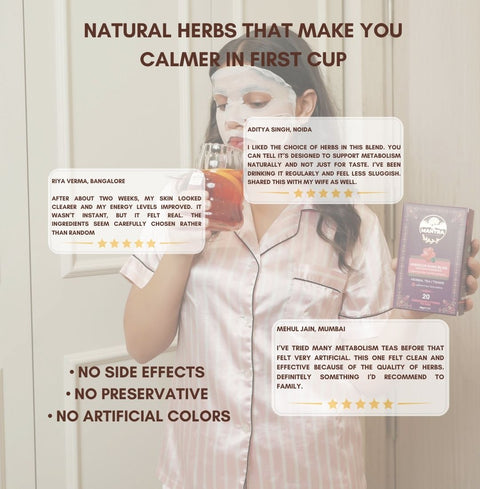 Beauty Sleep & Skin Repair Trial Pack | Herbal Night Tea - The Mantra Online