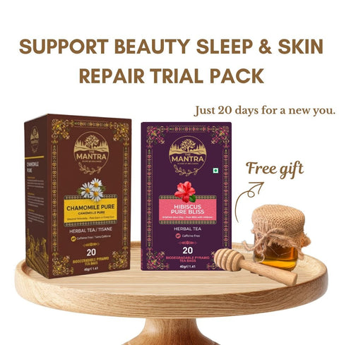 Beauty Sleep & Skin Repair Trial Pack | Herbal Night Tea - The Mantra Online