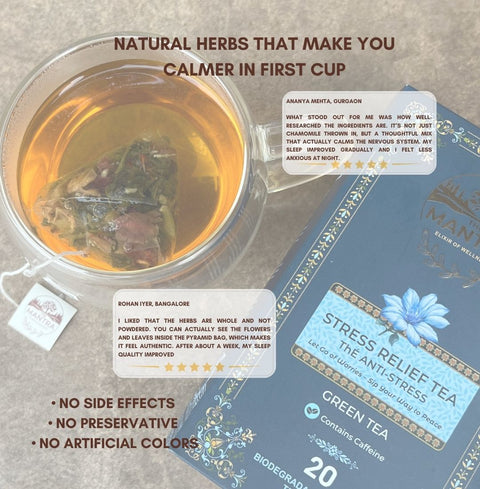 Better Sleep & Less Stress Trial Pack | Herbal Tea for Calm - The Mantra Online