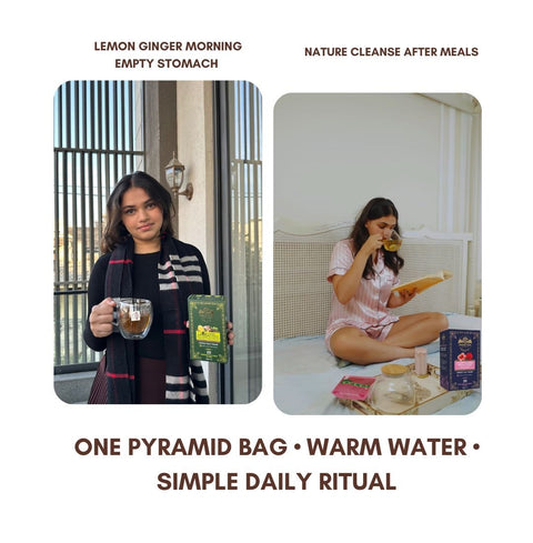 Bloating Gone & Gut Detox Trial Pack | Herbal Digestive Tea - The Mantra Online