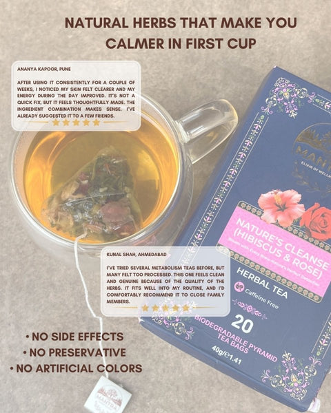 Glowing Skin & Fast Metabolism Trial Pack | Herbal Detox Tea - The Mantra Online