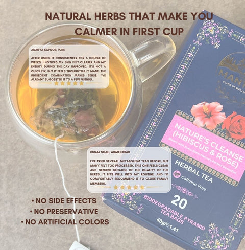 Glowing Skin & Fast Metabolism Trial Pack | Herbal Detox Tea - The Mantra Online