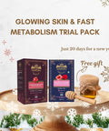 Glowing Skin & Fast Metabolism Trial Pack | Herbal Detox Tea - The Mantra Online