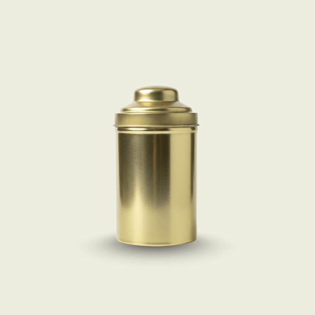 Golden Chai Container – 150 g Capacity – The Mantra Online