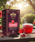 Hibiscus Pure Bliss – Beauty & Detox Tea |20 Pyramid TeaBags - The Mantra Online