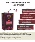 Hibiscus Tea for Beauty & Glow | 20 Pyramid Bags - The Mantra Online