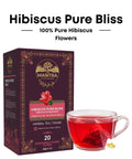 Hibiscus Tea for Beauty & Glow | 20 Pyramid Bags - The Mantra Online