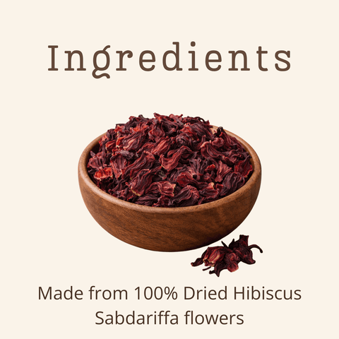 Hibiscus Tea for Beauty & Glow | 60 Pyramid Teabags - The Mantra Online