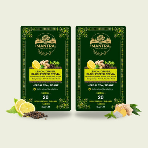 Lemon ginger black pepper stevia - The Mantra Online