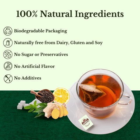 Lemon ginger black pepper stevia - The Mantra Online