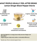 Lemon Ginger Tea for Digestion | 20 Pyramid Bags - The Mantra Online
