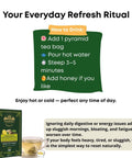 Lemon Ginger Tea for Digestion | 20 Pyramid Bags - The Mantra Online