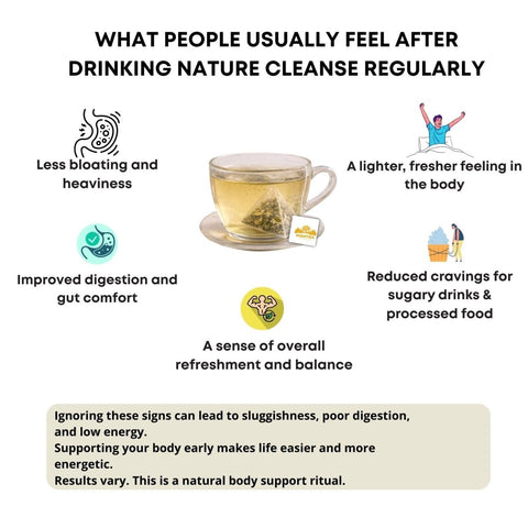 Nature’s Cleanse Tea for Gut Balance | 20 Pyramid Bags - The Mantra Online