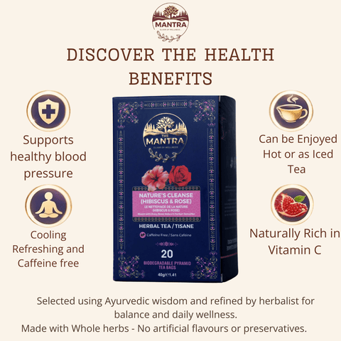 Nature’s Cleanse Tea for Gut Balance | 60 Pyramid Bags - The Mantra Online